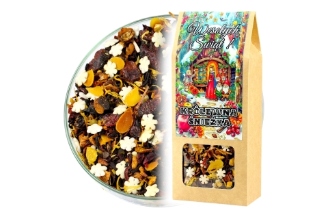 Herbata Owocowa KRÓLEWNA ŚNIEŻKA (50g) (KT) Prezent Na Wigilię i Święta!